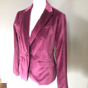 Talbots Velvet Blazer Jacket